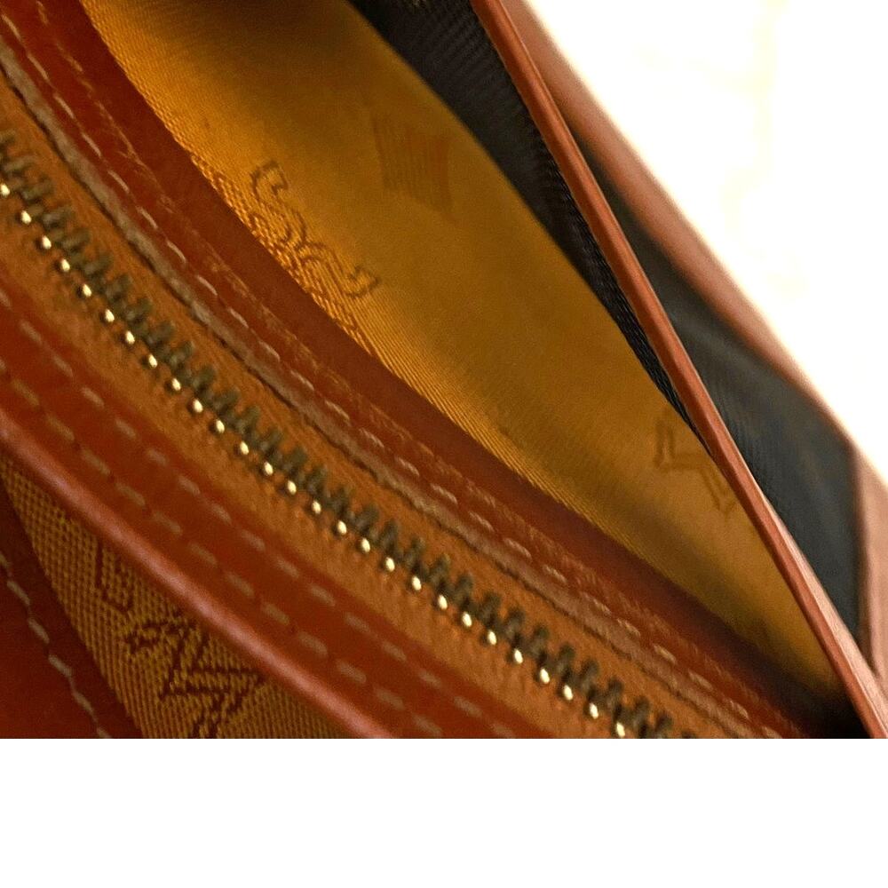 MCM Long Bifold Continental Wallet Cognac Visetos Monogram Coated Canvas GUC - Picture 7 of 9